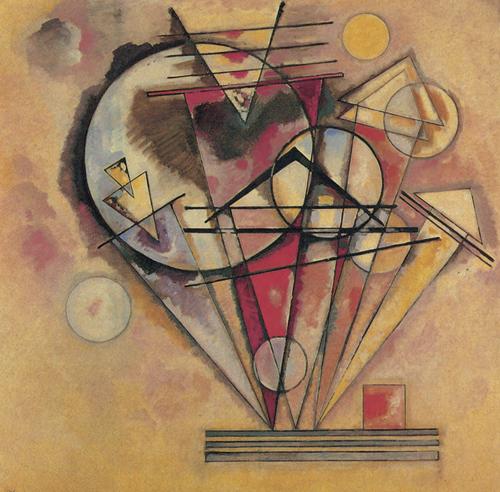 《尖端之上》,1928年,油画,140厘米×140厘米,巴黎:乔治·蓬皮杜中心