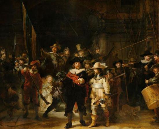 《夜巡》,伦勃朗,1642年