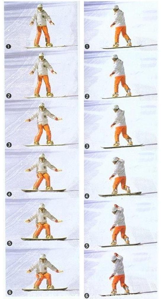 单板滑雪入门教程6--落叶飘