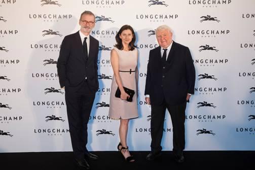 (左起)品牌首席执行官Jean Cassegrain、品牌艺术总监Sophie Delafontaine、品牌总裁Philippe Cassegrain