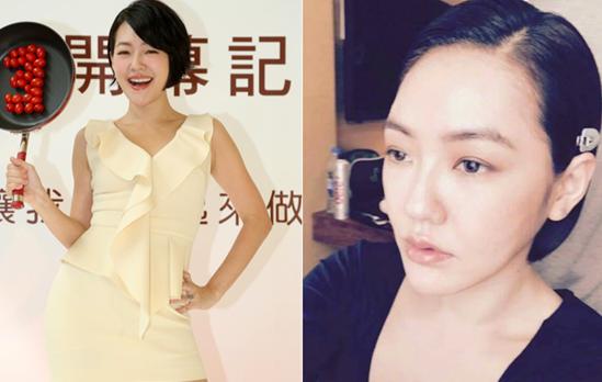 当年的短发女神小S 自打连续当妈,发际线也渐行渐远