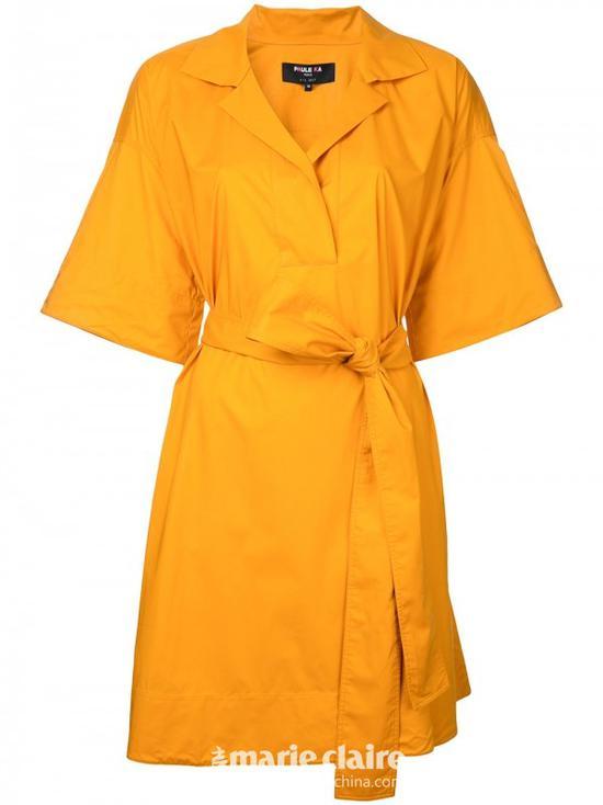 PAULE KA短款裹身连衣裙¥4,178
