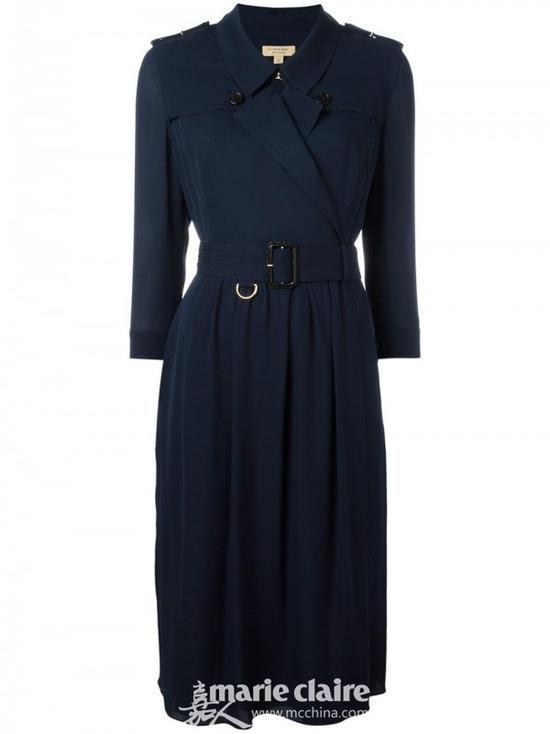 BURBERRY 收腰衬衫式连衣裙¥7,295