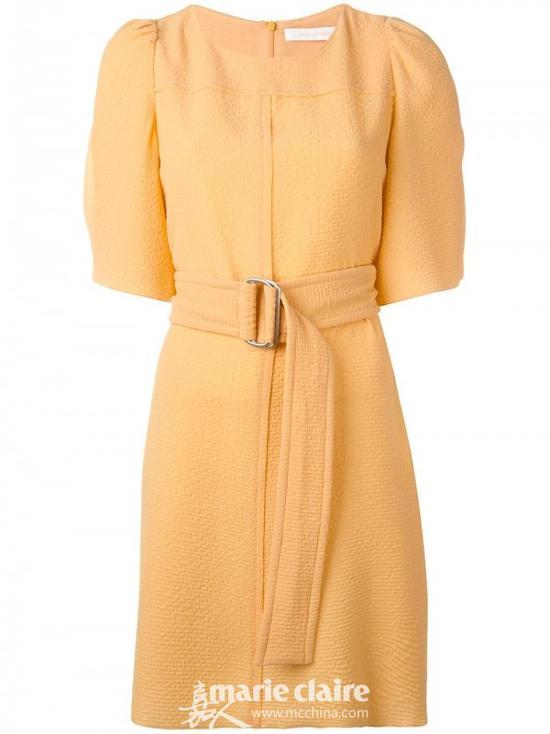 SEE BY CHLOÉ 收腰直筒连衣裙¥3,137