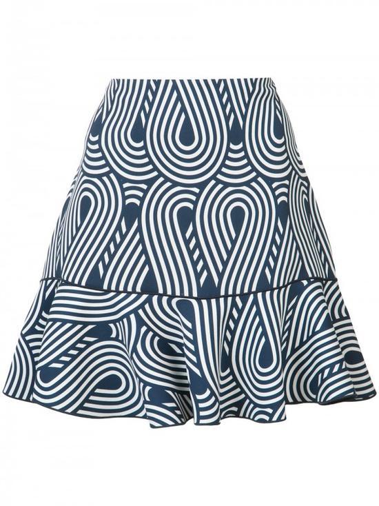 VICTORIA VICTORIA BECKHAM 短款印花半身裙¥5,187