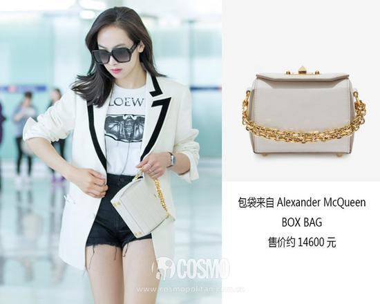 包袋来自Alexander McQueen 售价14600元