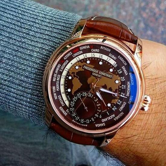 康斯登Classic Worldtimer Manufacture,图片来源康斯登。