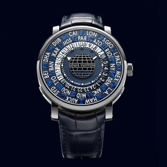 路易威登Escale Time Zone Blue,图片来源于路易威登。