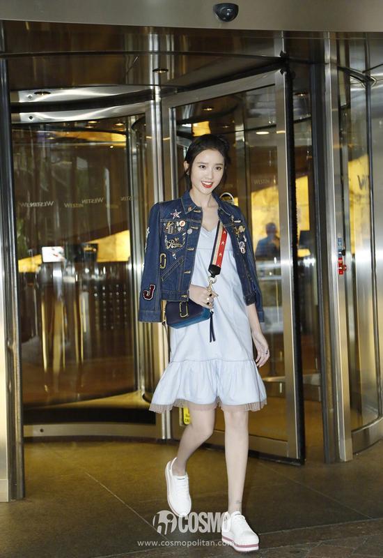 可儿的牛仔外套美得太犯规!原来copy女神穿衣如此简单