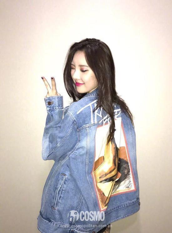 可儿的牛仔外套美得太犯规!原来copy女神穿衣如此简单