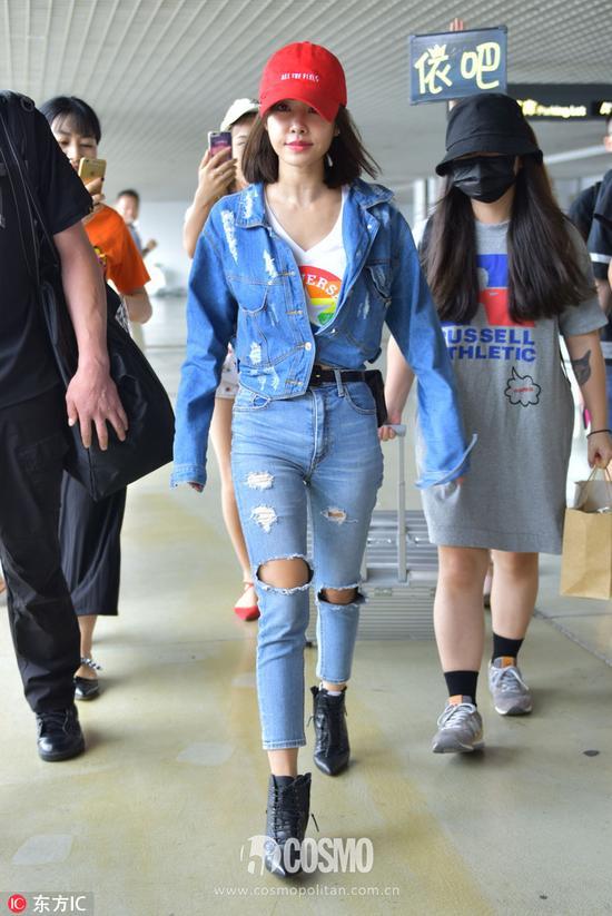 可儿的牛仔外套美得太犯规!原来copy女神穿衣如此简单