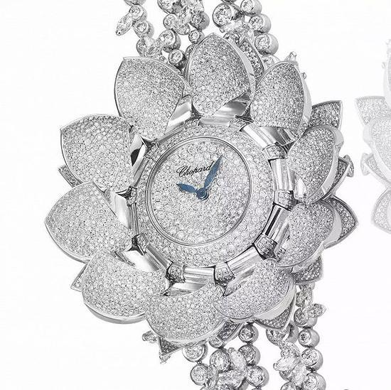 珠宝腕表 :萧邦 Lotus Blanc Watch