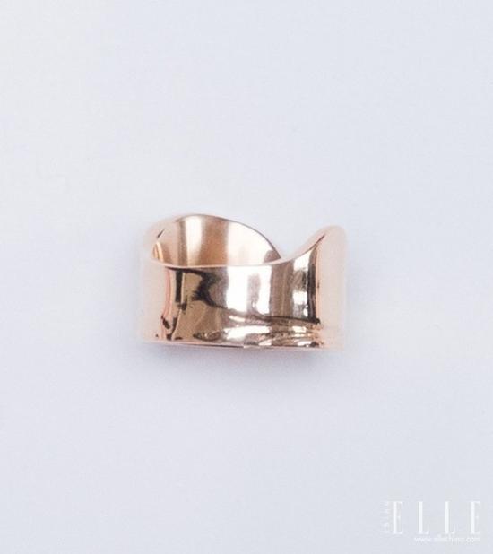 Leigh Miller 玫瑰金指环, $129