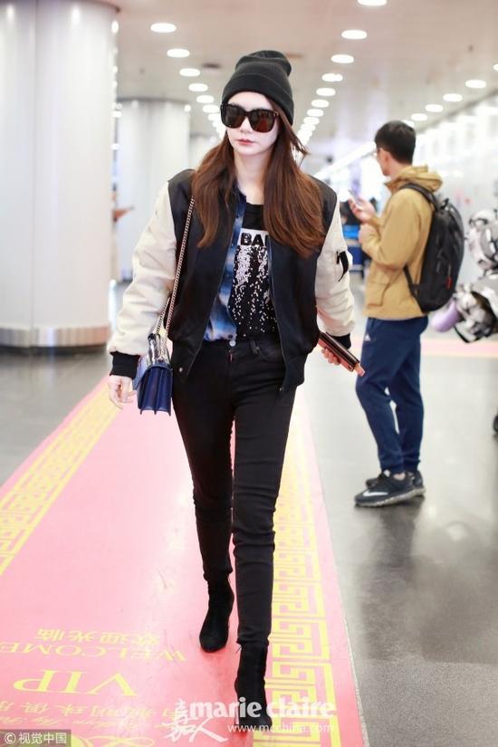 刘亦菲再现“小龙女” 凹出长腿的紧身裤还能这样穿