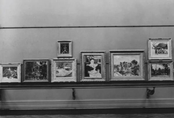1939年,新南威尔士州美术馆展示的一些艺术家作品,包括高更、塞尚等人的作品。