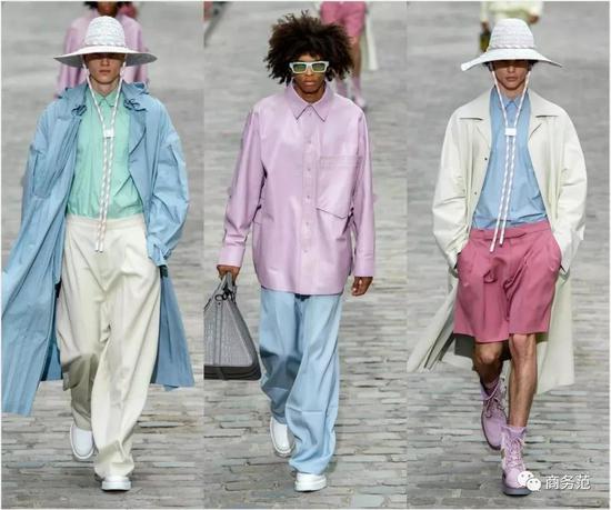 这次Pitti Uomo,型男们也纷纷把水彩色穿上了身~