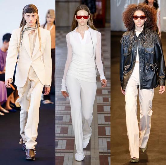 左图:Acne Studio 2020 SS 中间:Acne Studio 2019 SS 右图:Acne Studio 2018 SS