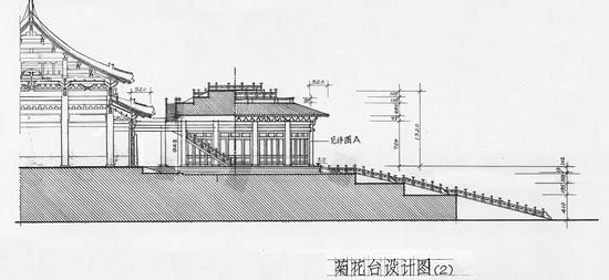 ▸ 《满城尽带黄金甲》菊花台手绘设计图:清晰明了
