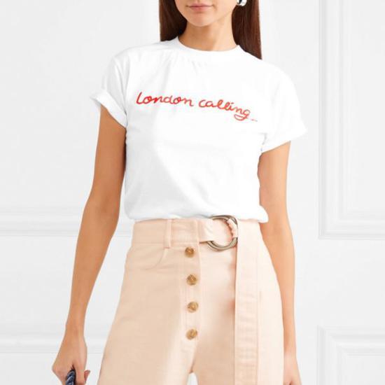 Ganni字母T恤 参考价:700CNY(来自Net-a-porter)