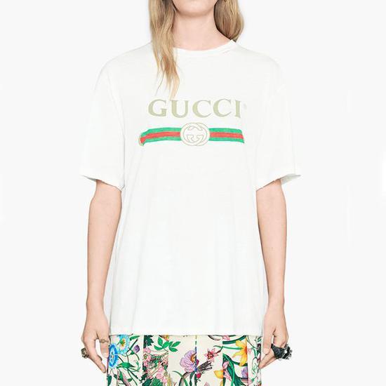 Gucci印花T恤 参考价:4821CNY(来自Farfetch)