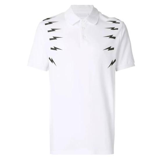NEIL BARRETT 闪电印花polo衫 ¥1,967