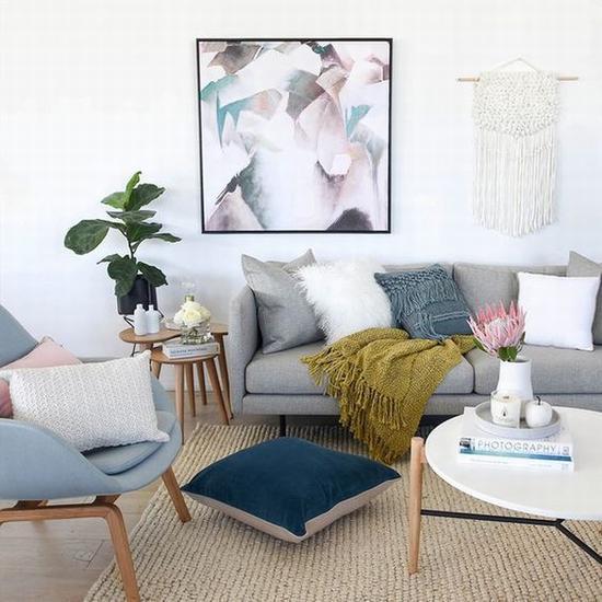 随意放置的盖毯 图片源自www.united-interiors.com.au