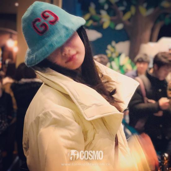 帽子来自Gucci