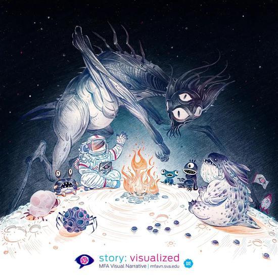 为纽约视觉艺术学院SVA设计的作品《Story First》