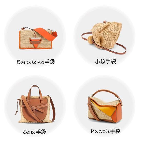 ▲Loewe草编包