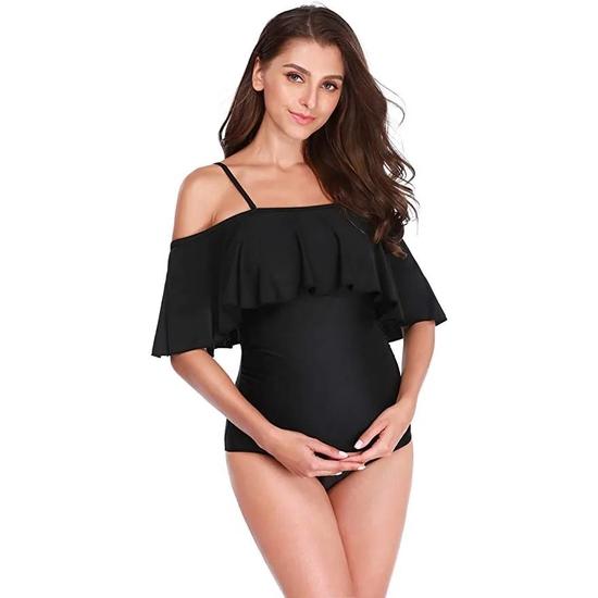 Bhome Maternity Off-the-Shoulder Tankini