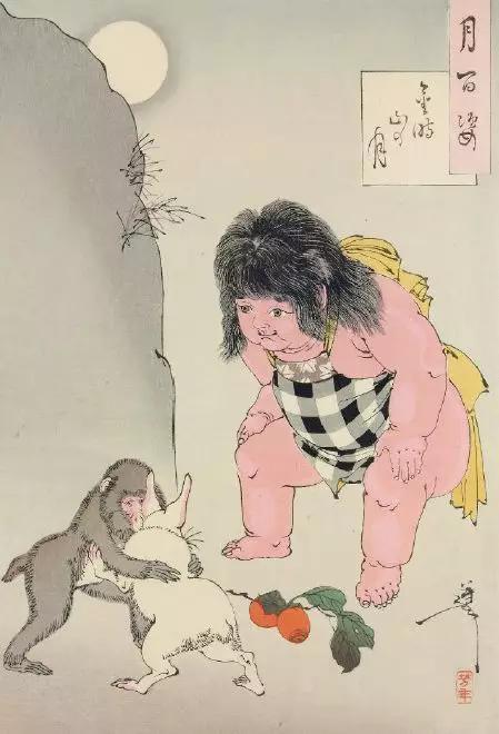 《金时 山之月》・月冈芳年・大英博物馆