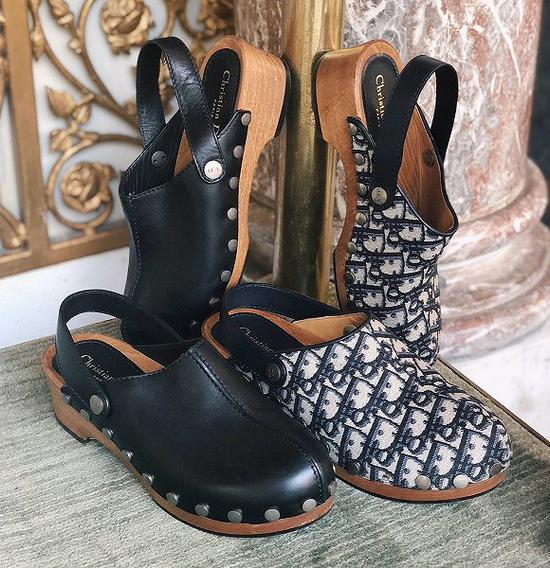 DiorQuake木底鞋 图片来源:Dior Twitter