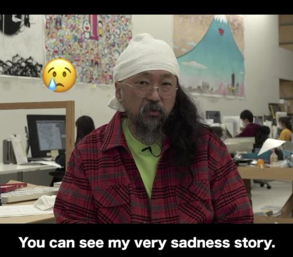 村上隆在Instagram发布视频