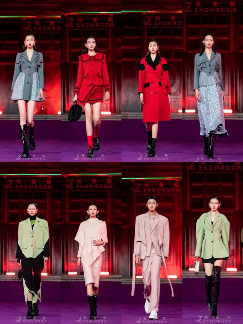 图为秀场LOOK(部分)