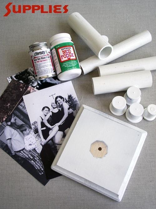 照片花瓶DIY 图片来源自modpodgerocksblog.com