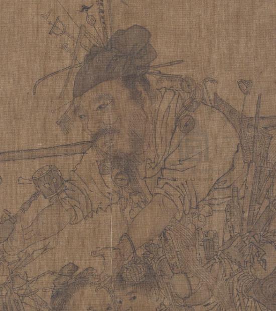 故宫博物院藏《货郎图》中的货郎形象 (非此次展品)
