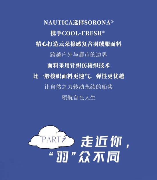 NAUTICA x SORONA®｜云朵羽绒，领航自在冬季插图5