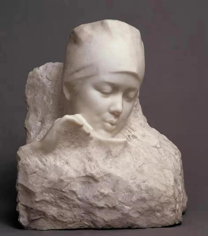 日日夜夜 / 张得蒂 / 30 × 40 × 50 cm / 大理石 / 1984