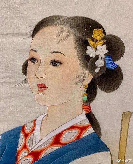▲夏雨爸爸的绘画作品
