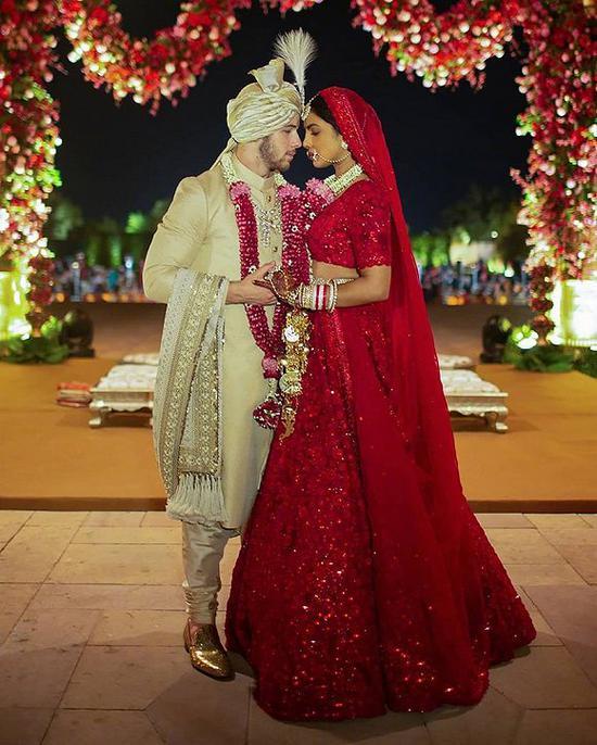 Nick Jonas与Priyanka Chopra婚礼 来源:sina