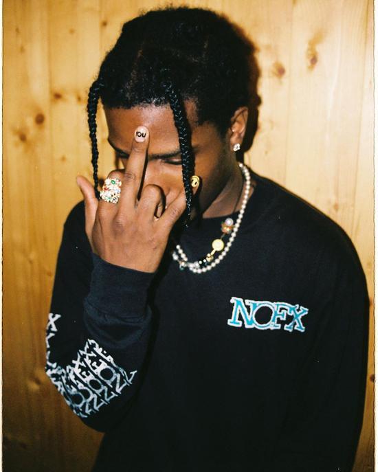 知名说唱歌手 A$AP Rocky (图片来源:@asaprocky / instagram)