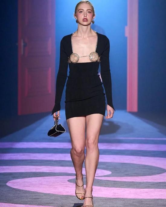 Chloe Cherry for GCDS runway
