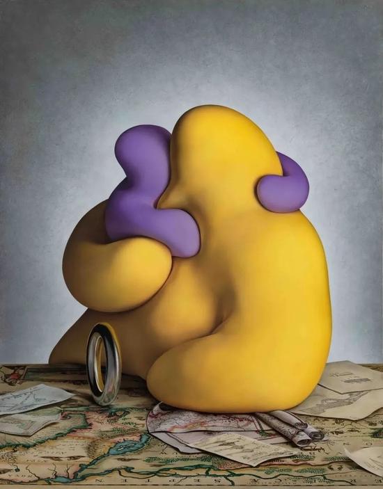 《无题》,布面油画,161 x 126 cm,2022