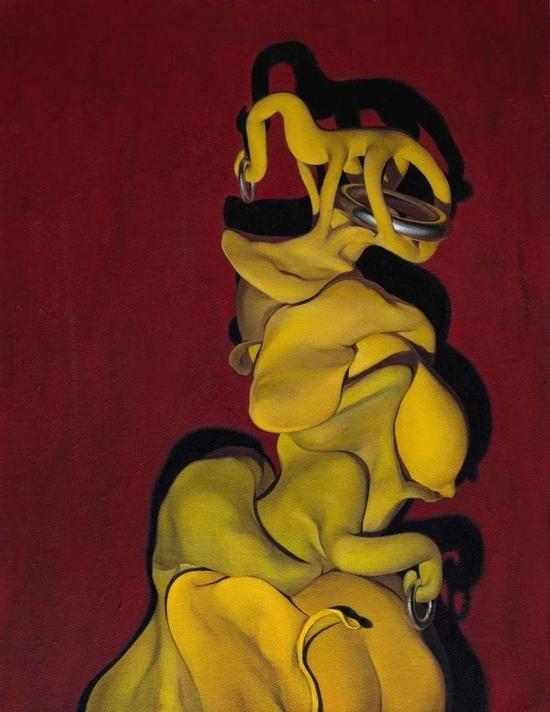 《无题》,布面丙烯,62 x 48 cm,2023