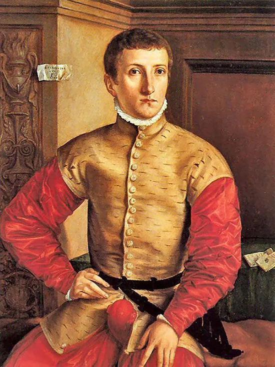 ▲ 1544 年,德国画家 Georg Pencz 创作的青年男子画像