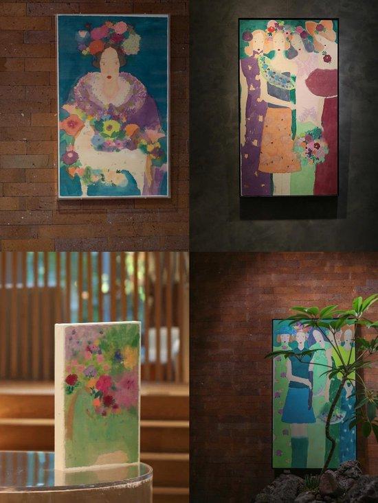秦秀娟于LILY NAILS北京三里屯旗舰店部分画作