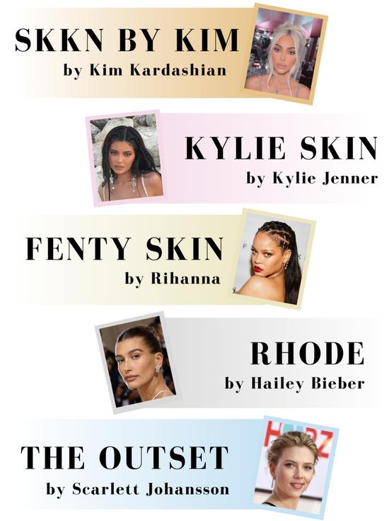 图源:ins@kimkardashian、kyliejenner、rihannaofficial、haileybieber、scarlettjohanssonofficial