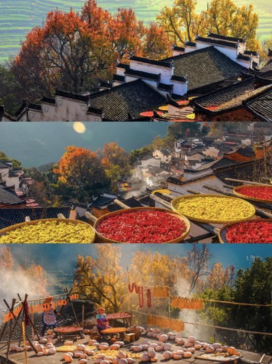 @小红书/婺源篁岭晒秋古镇