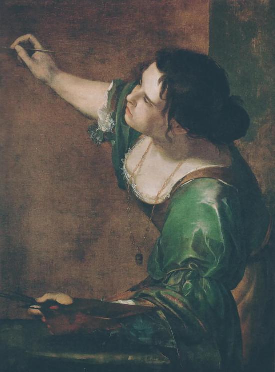 阿特米西亚·真蒂莱斯特 扮成绘画女神的自画像 油画 约1638年