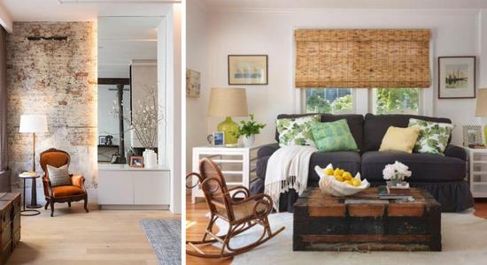 混搭的室内设计风格 图片来源:(左)europeanhome.com | (右)homedit.com